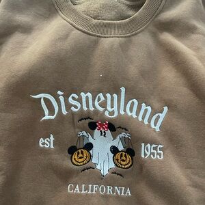 Halloween Disney Inspired Ghost Brown Sweatshirt